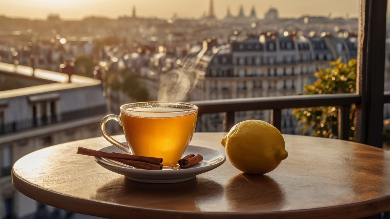 Infusion au citron et gingembre